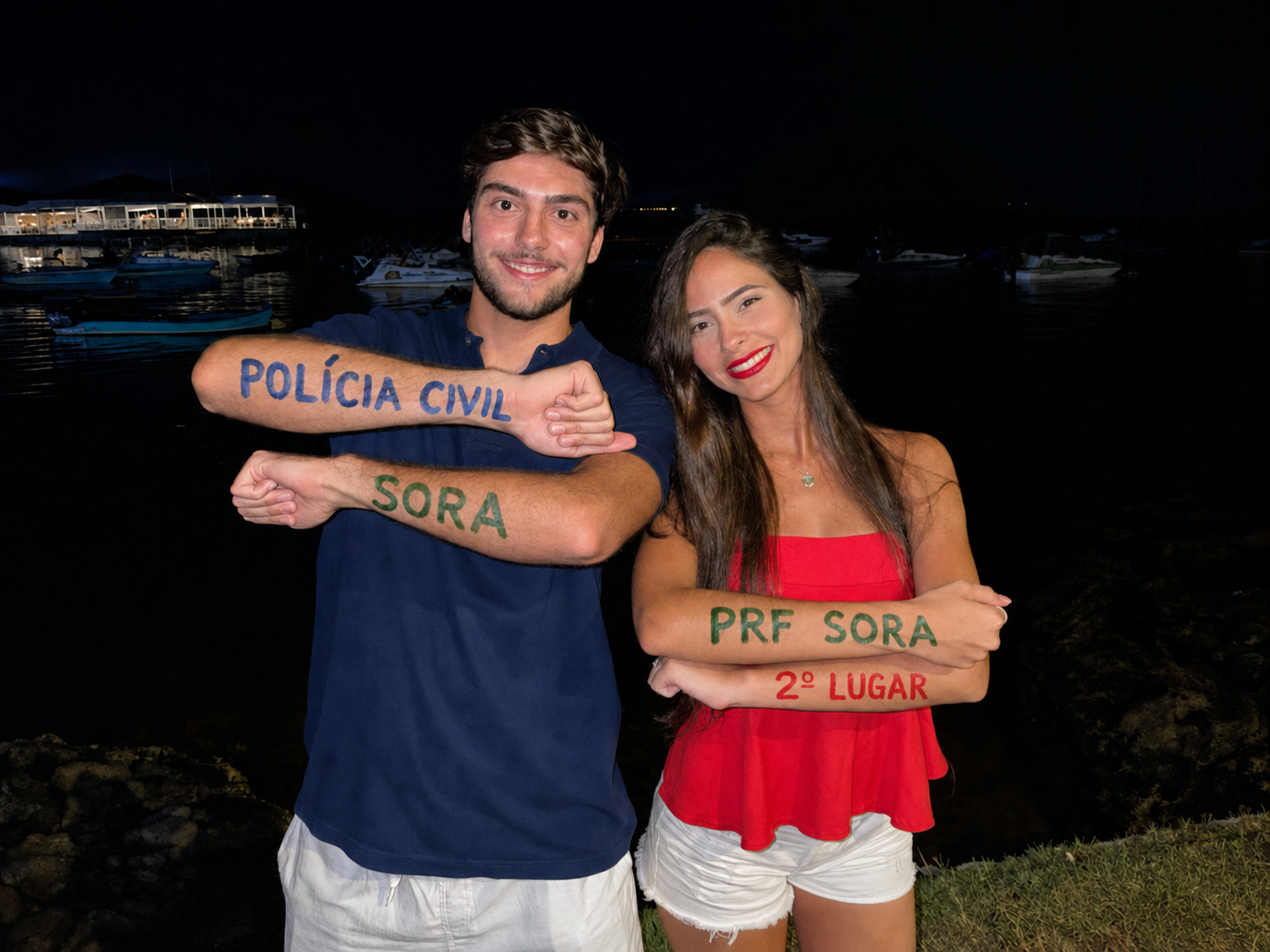 Lucas & Beatriz — Aprovados — Polícia Civil e PRF (2º lugar)